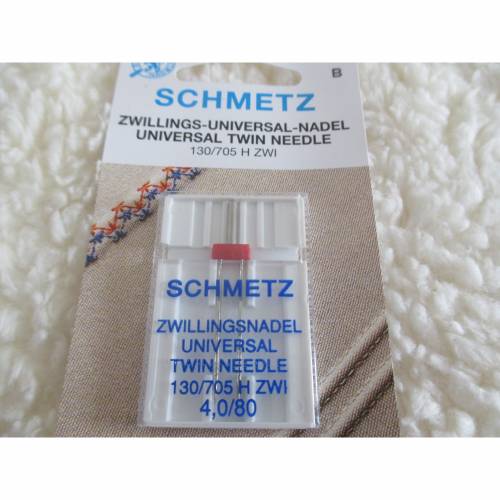  SCHMETZ Zwillings-Universal-Nadel 130/705H  4,0/80 (1 Pack/3,50€)