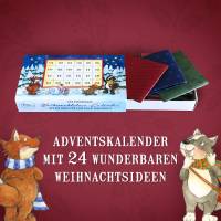 Adventskalender 24 Weihnachtsideen in Losbox, Tiere, Weihnachten, Advent, Lose, Ideen, Inspiration, Waldtiere