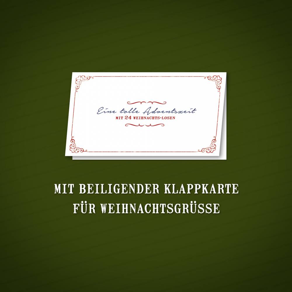 Adventskalender 24 Weihnachtsideen in Losbox, Tiere, Weihnachten, Advent, Lose, Ideen, Inspiration, Waldtiere Bild 3