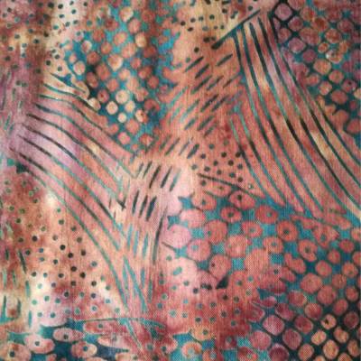 Patchworkstoff Batikstoff in braun mit schwarzer Struktur reine Baumwolle Patchwork Nähen Quilten