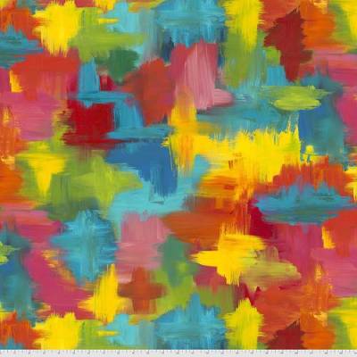 Patchworkstoff aus der Serie Pizzazz von Sue Penn "Garden Patch" zum Nähen , Quilten