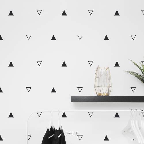 Wandtattoo Wandsticker "Dreiecke" Dreieck, geometrische Formen, Aufkleber 