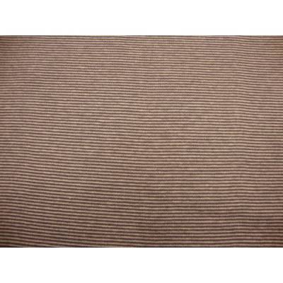 Bündchenstoff Schlauchware hellgrau/grau geringelt 0,50m Öko-Tex – Stretchjersey Meterware