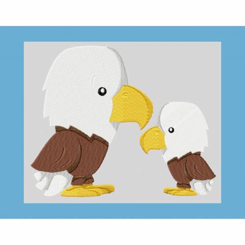 Stickdatei, Seeadler 2 größen