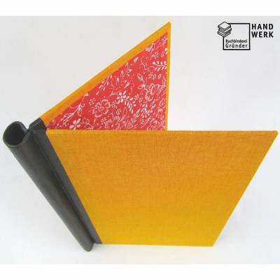Klemm-Mappe für DIN A4, max. Füllhöhe 3 cm, sonnenschein orange rot