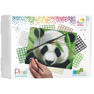 Pixel-Klassik-Set Panda
