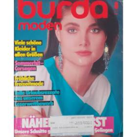 True Vintage Antik Nostalgie Burda 06/83 Schnittmuster Nähen Handarbeiten Anleitung 80 er