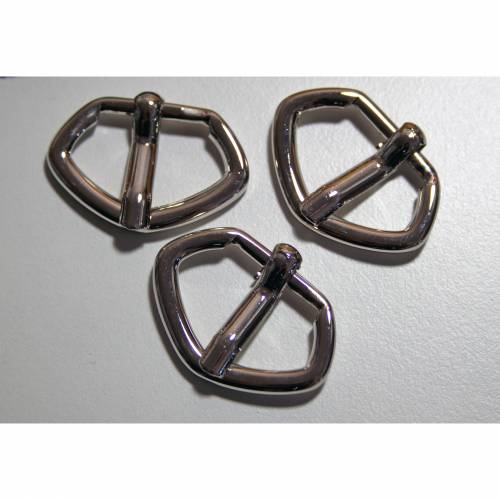 3 kleine Schnallen 20mm silberfarben Schuhschnallen, Riemenschnallen, Gürtelschnallen, Taschenverschluss,Trödel Dings da