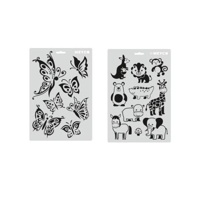 Schablone Tiere / Schmetterlinge