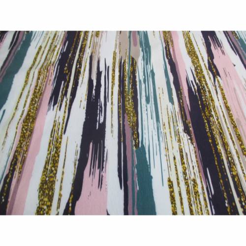 French Terry  Baumwolljersey Elegant Streifen unangeraut Oeko-Tex Standard 100(1m/16,-€)