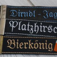 Schlüsselanhänger, bayerisch, Taschenanhänger, Taschenbaumler, Schlüsselband