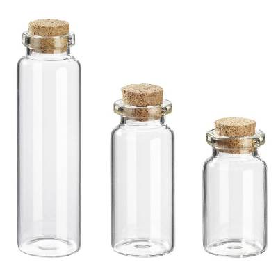 Mini-Glas mit Kork-Verschluss