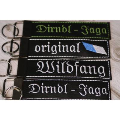 Schlüsselanhänger, bayerisch, Taschenanhänger, Taschenbaumler, Schlüsselband