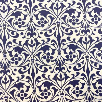 Italienisches Papier / Geschenkpapier - Carta Varese - *Zierornament blau*