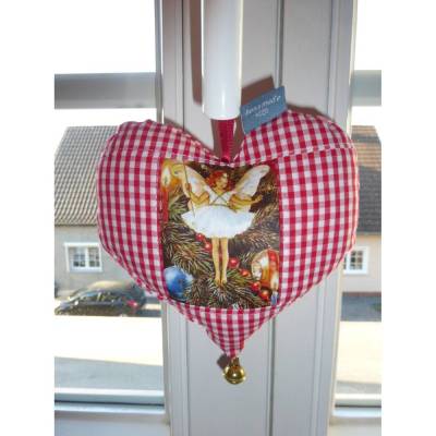 Dekoherz 'Weihnachts-Elfe', Baumschmuck, Weihnachtsdekoration, Unikat