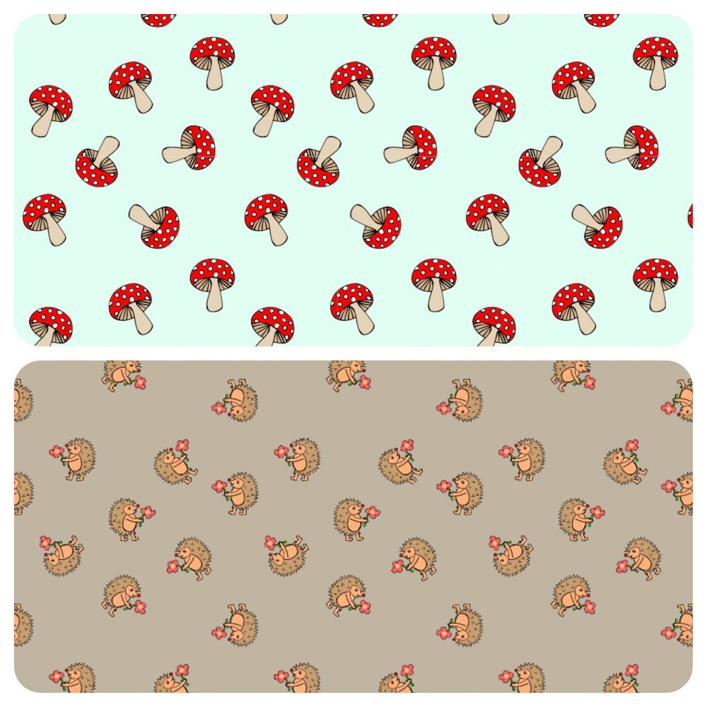 Plotterdatei - Igel - Igelchen - SVG - DXF - PNG - Jpeg + Digipapier - Datei - Apfel - Regenwurm - Pilz Bild 2