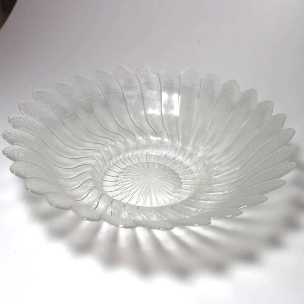 Vintage Glasschale Obstschale 80er Jahre DDR