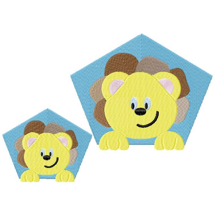Stickdatei, Löwe Bild 2