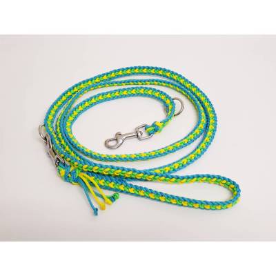 Welpenleine aus Paracord, Leine für kleine Hunde, Wunschfarben, verstellbar, geflochtene Leine