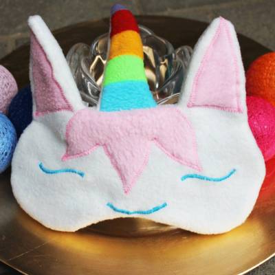 Schlafmaske, Schlafbrille einhorn unicorn frauen kinder Reise-Zubehör Reise-Accessoire Spa-maske Augenbinde
