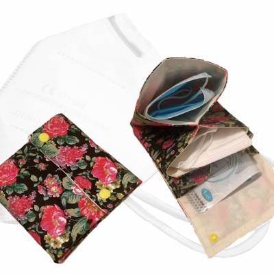 Maskenfächer - Schnittmuster