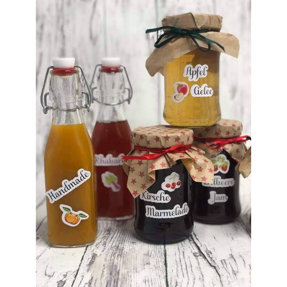 Datei - Etiketten - Einmachen - JPEG - PNG - Text in SVG - Label Marmelade Erdbeeren Himbeere Johannisbeere Rhabarber Pf Bild 7