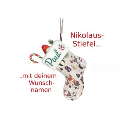 Nikolausstiefel inkl. Name