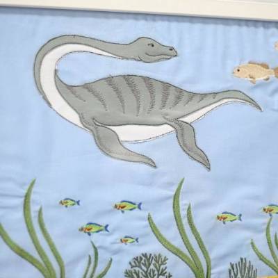 Doodle Stickdatei Plesiosaurus