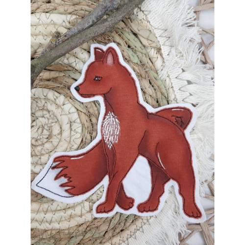 Doodle Stickdatei Fuchs Friedrich