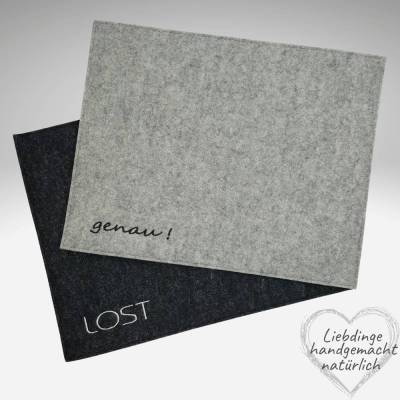 mousepad Mauspad Filz antiRutsch personalisiert. Farbwahl  KL50