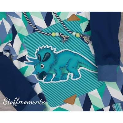 Doodle Stickdatei Triceratops