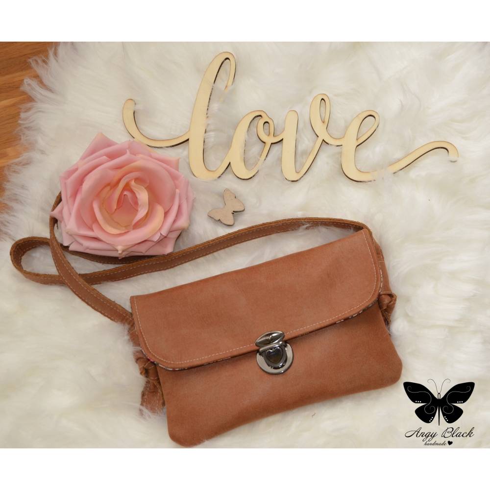 Mini Handtasche Nadine, schnell selbstgenäht, Anfängertauglich Bild 1