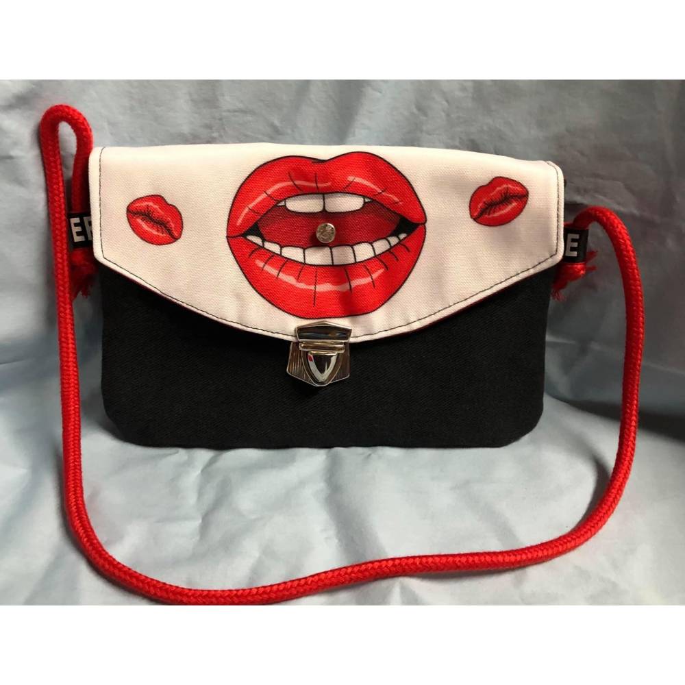 Mini Handtasche Nadine, schnell selbstgenäht, Anfängertauglich Bild 6