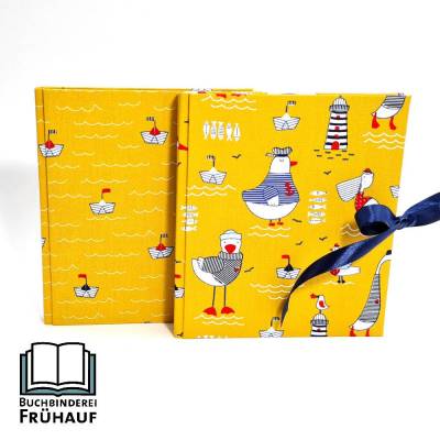Tagebuch Notizbuch Poesiealbum Freundebuch Lustige Möwen Enten Leuchtturm oder Papierschiffchen