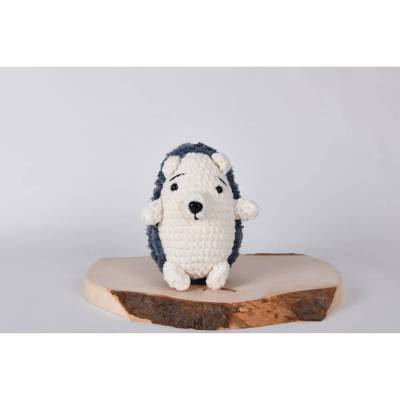 Handgefertigte gehäkelte Puppe Igel "Piksy" aus Baumwolle, Amugurumi Herbst Kuscheltier, Geschenk für Kinder