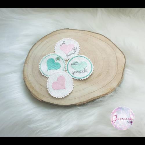 ITH Stickdatei mit Liebe gemacht - In the Hoop