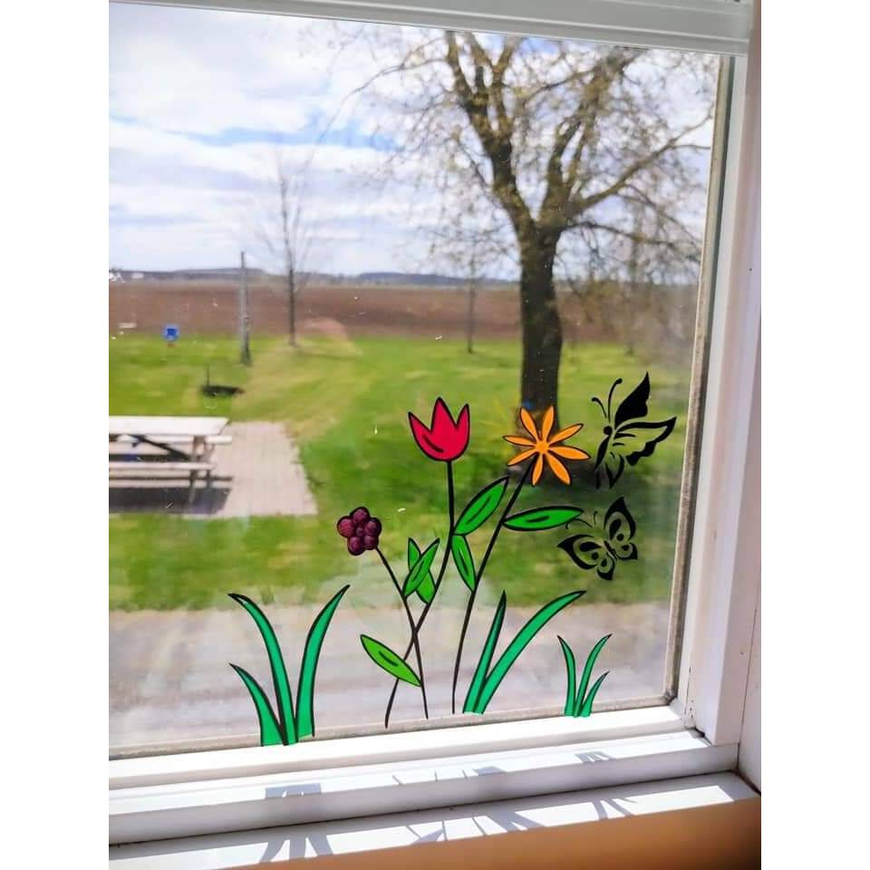 Datei - Blumenwiese - Blumen - Tulpe - Blüte - Frühling - Sommer - SVG - DXF - PNG - Jpeg - Bild 2