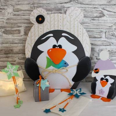 Adventskalender Pinguin „Charlie“