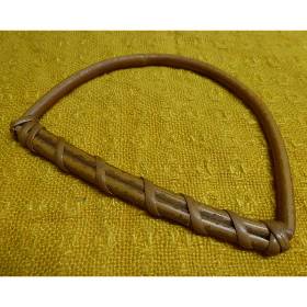 Vintage 2 alte Taschenhenkel - Griffe - Bambus