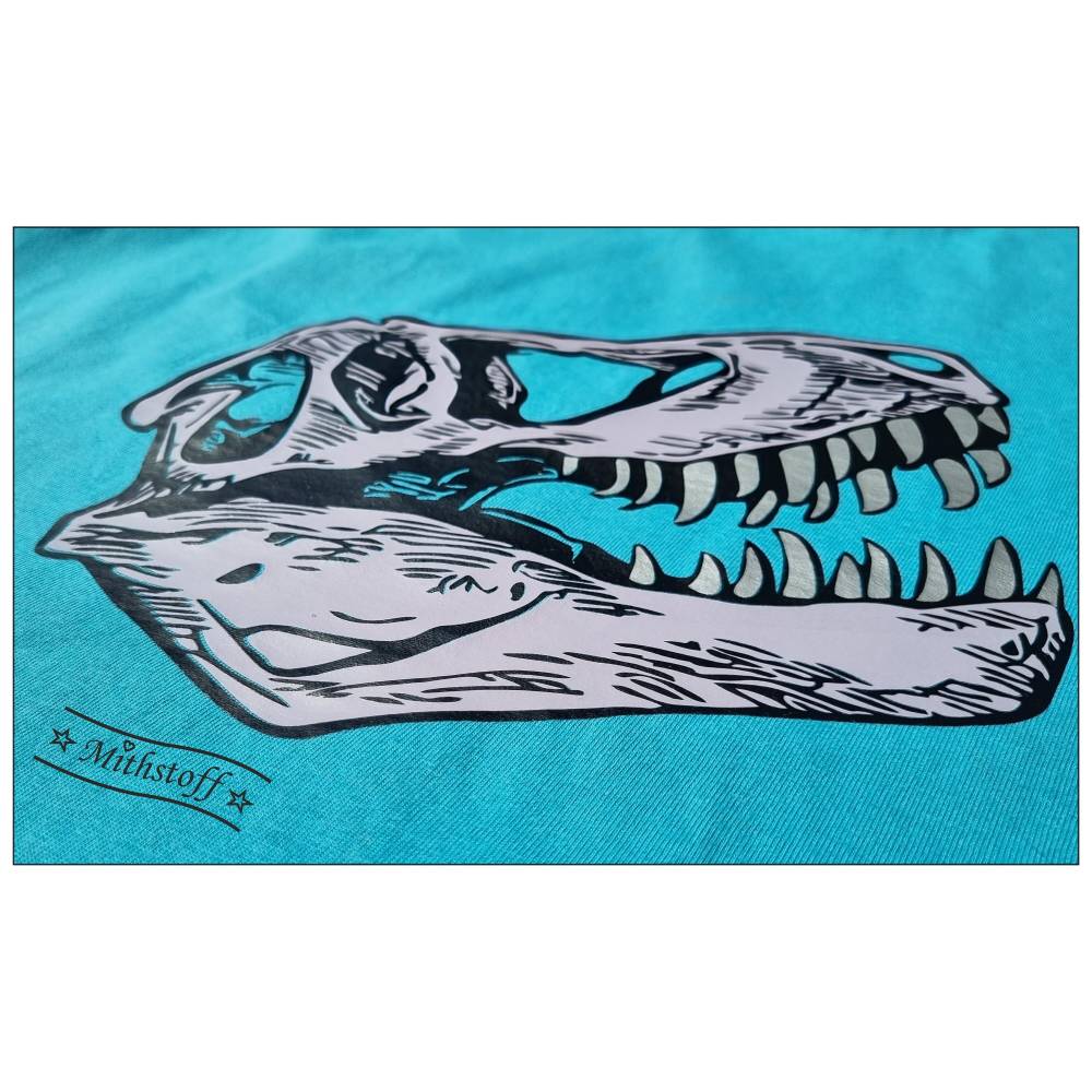 Plotterdatei - Dino - T-Rex - Schädel - SVG - DXF - Datei - Knochen - Dinosaurier Bild 2