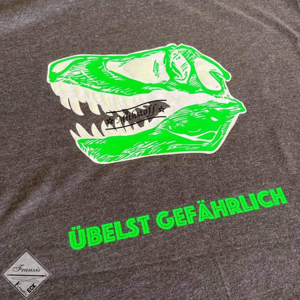 Plotterdatei - Dino - T-Rex - Schädel - SVG - DXF - Datei - Knochen - Dinosaurier Bild 5