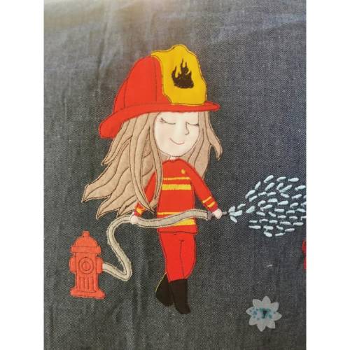 Doodle Datei Feuerwehrfrau/ Feuerwehrmädchen