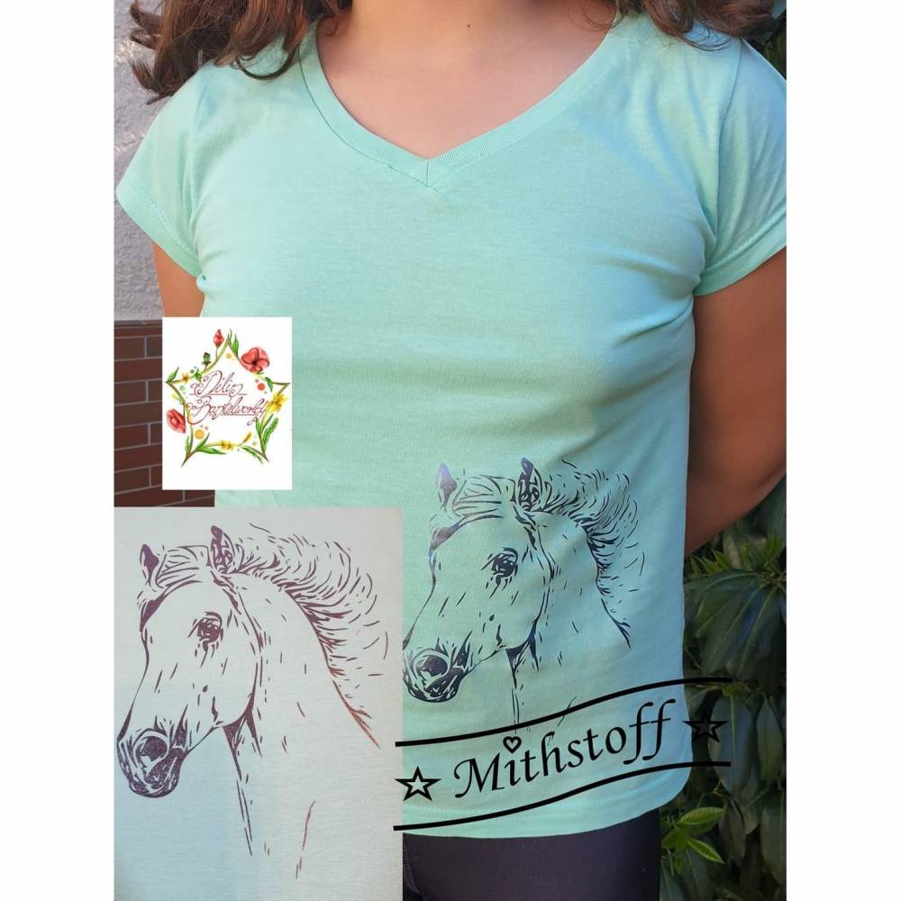 Plotterdatei - Pferd - Kinder - SVG - DXF - PNG - Datei - Mädchen - Junge - Pferde - wild - wildpferd Bild 6