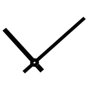 Uhr-Zeigerpaar 86/127 mm