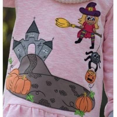Applikationsvorlage Happy sweet Halloween – PDF Schnittmuster Datei mit Anleitung & Vorlage