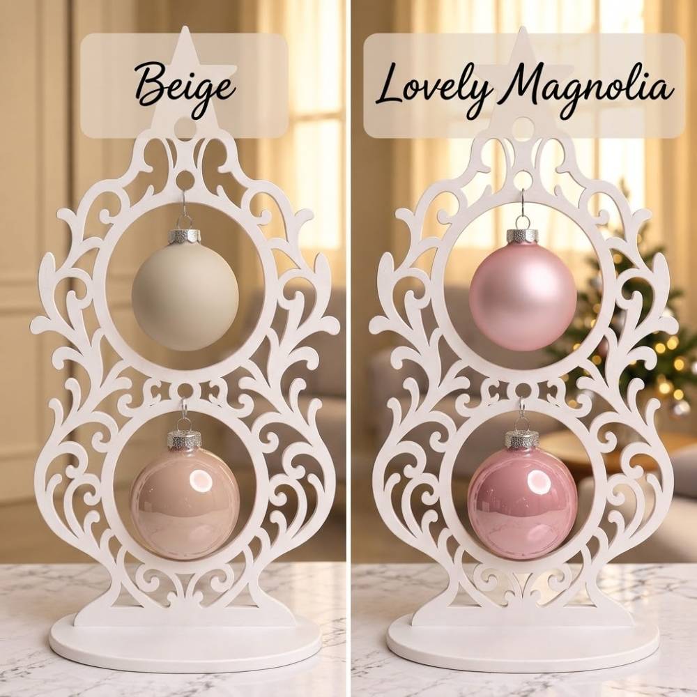 Personalisierte Weihnachtskugel 8 cm Glas – mit Name – Weihnachtsdeko Geschenk Weihnachten – Baumschmuck handmade