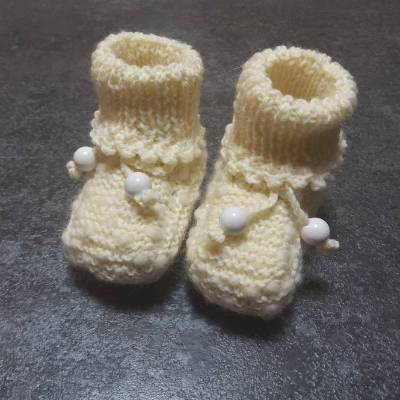 Babystrickschuhe, Zürdelsocken ab 5 Monate