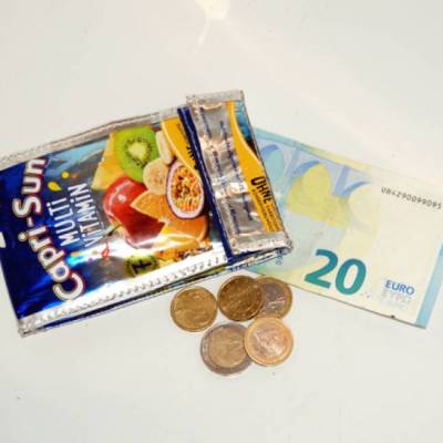 Upcycling Portemonnaie Capri Sun Multivitamin
