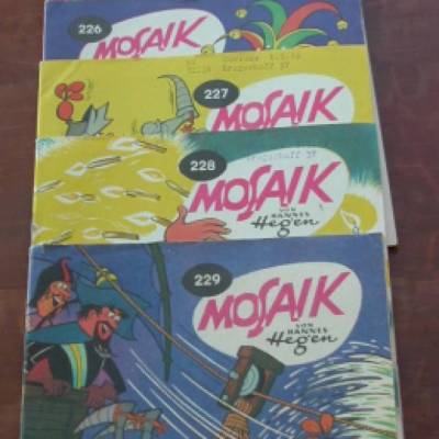 10 Comic Hefte  Mosaik von Hannes Hegen - Nr. 220 bis 229 aus den 70er Jahren