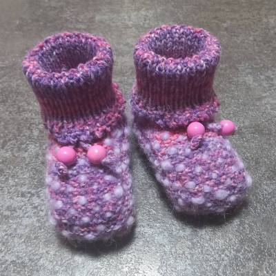Babystrickschuhe, Zürdelsocken ab 5 Monate